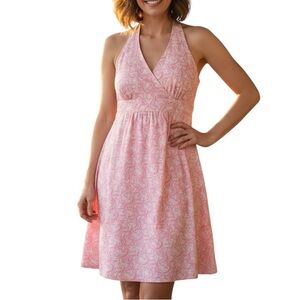 Vineyard Vines Pink Backless Summer Beach Dress size 8